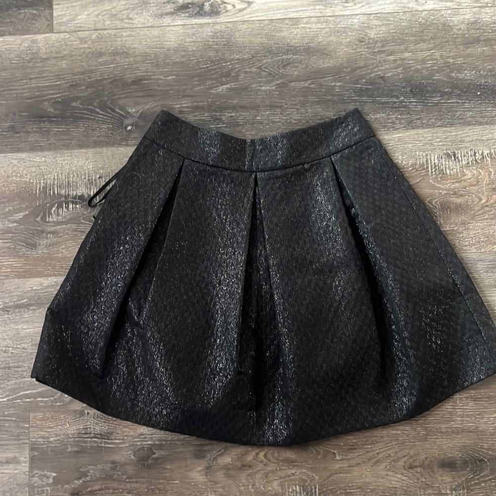 Kate Spade Sparkly Black A-Line Skirt- size 10
